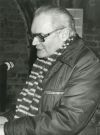 Profesor Władysław Stróżowski,  kościół pw. św Wojciecha we Wrocławiu, VIII Tydzień Kultury Chrześcijańskiej, Wrocław 19 listopada 1985 r. Foto ze zbiorów Zakładu Narodowego im. Ossolińskich