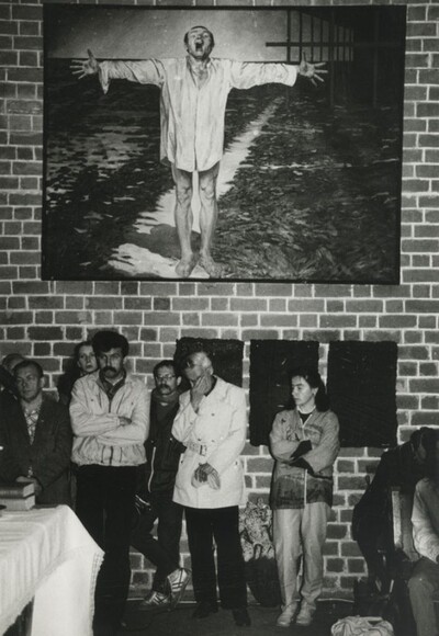II Biennale Malarstwa Młodych Droga i prawda, kościół pw. św. Krzyża we Wrocławiu, 30 maja 1987 r. Foto ze zbiorów Zakładu Narodowego im. Ossolińskich
